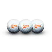  Clemson Wincraft 3 Piece Golf Ball Set