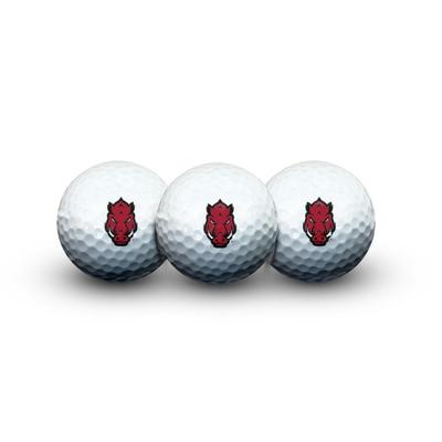 Arkansas Wincraft 3 Piece Golf Ball Set