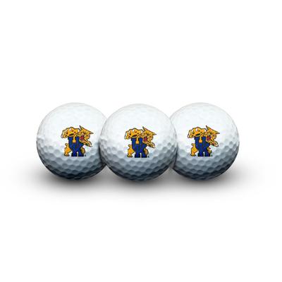 Kentucky Wincraft 3 Piece Golf Ball Set