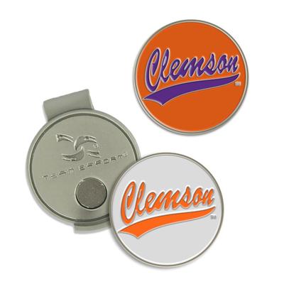 Clemson Wincraft Hat Clip and Ball Marker Set