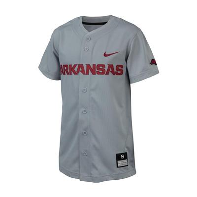 Arkansas Nike YOUTH Replica Baseball Jersey