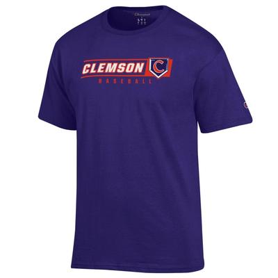 Clemson Champion Baseball Rectangle Tee
