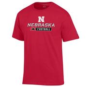  Nebraska Champion Basic Football Tee