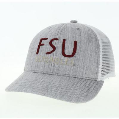 Florida State Legacy YOUTH Stacked Wordmark Mid-Pro Structured Hat