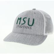  Michigan State Legacy Youth Stacked Wordmark Mid- Pro Structured Hat