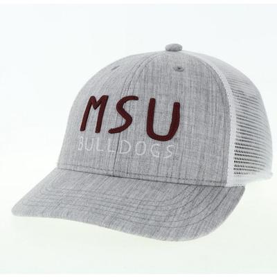 Mississippi State Legacy YOUTH Stacked Wordmark Mid-Pro Structured Hat