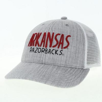 Arkansas Legacy YOUTH Stacked Wordmark Mid-Pro Structured Hat