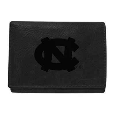 UNC Zulu Leather Trifold Wallet