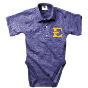  Etsu Wes And Willy Infant Cloudy Yarn Polo Hopper
