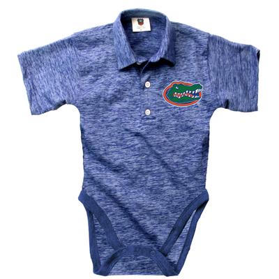 Florida Wes and Willy Infant Cloudy Yarn Polo Hopper
