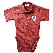  Indiana Wes And Willy Infant Cloudy Yarn Polo Hopper
