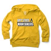  App State Wes And Willy Kids Burnout Hoodie