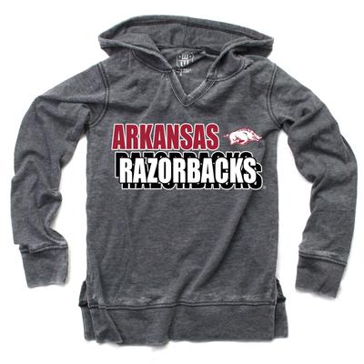 Arkansas Wes and Willy Kids Burnout Hoodie