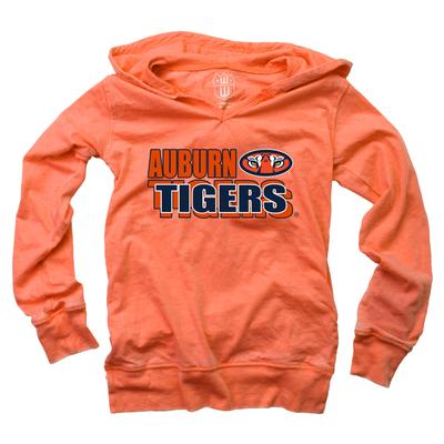 Auburn Wes and Willy YOUTH Burnout Hoodie