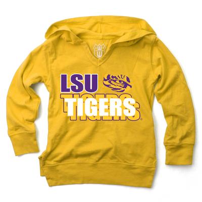 LSU Wes and Willy Kids Burnout Hoodie