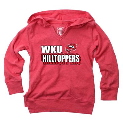 Western Kentucky Wes and Willy Kids Burnout Hoodie
