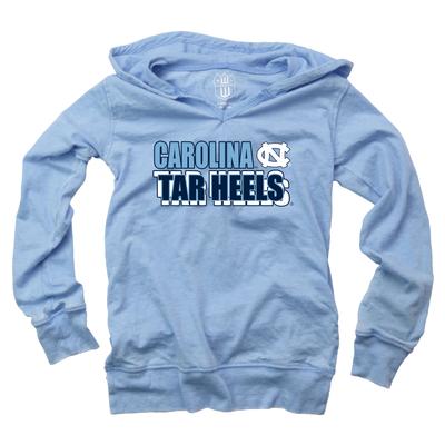 UNC Wes and Willy Kids Burnout Hoodie