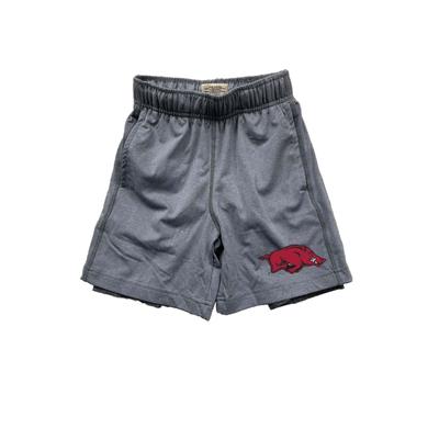 Arkansas Wes and Willy Kids 2 in 1 with Leg Print Short