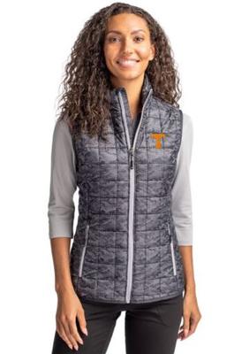 Tennessee Cutter & Buck Rainier Eco Insulated Printed Puffer Vest