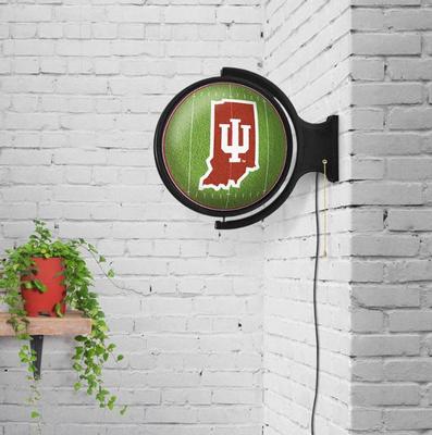 Indiana Football Rotating Lighted Wall Sign