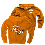  Tennessee Wes And Willy Vault Youth Fleece Zipper Hoodie