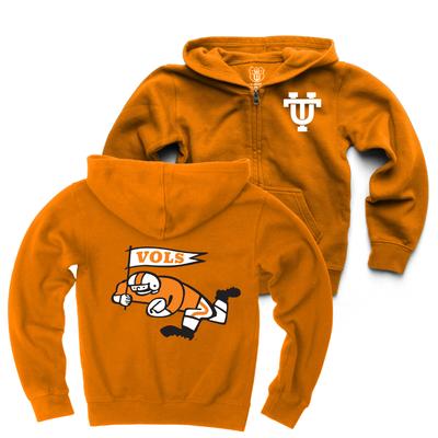 Tennessee Wes and Willy Vault YOUTH Fleece Zipper Hoodie