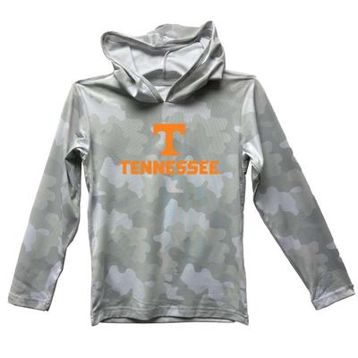 Tennessee Wes and Willy YOUTH Camo Beach Hoodie