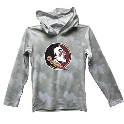 Florida State Wes and Willy YOUTH Camo Beach Hoodie