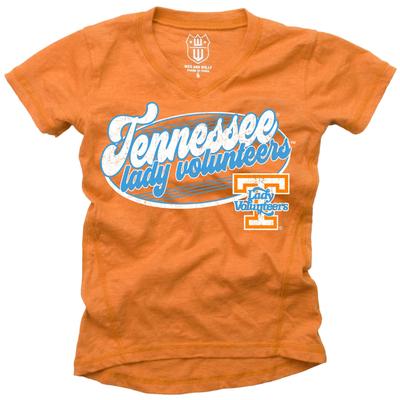 Tennessee Wes and Willy Lady Vols YOUTH Blend Slub Tee