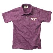  Virginia Tech Wes And Willy Kids Cloudy Yarn Polo