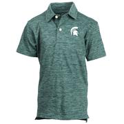  Michigan State Wes And Willy Youth Cloudy Yarn Polo
