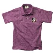  Florida State Wes And Willy Youth Cloudy Yarn Polo