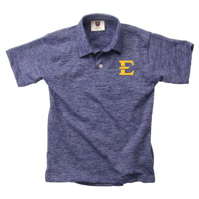 ETSU Wes and Willy YOUTH Cloudy Yarn Polo