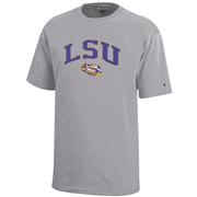  Lsu Champion Youth Arch Over Tiger Eye Tee
