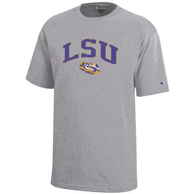LSU Champion YOUTH Arch Over Tiger Eye Tee