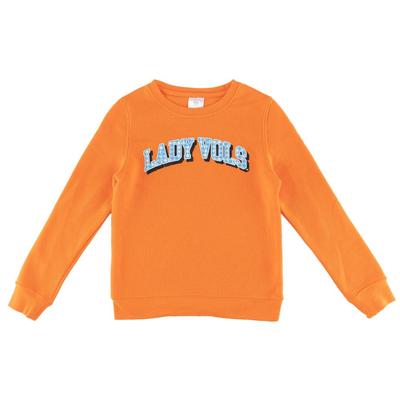 Tennessee Lady Vols Zoozatz YOUTH Gingham Arch Crew