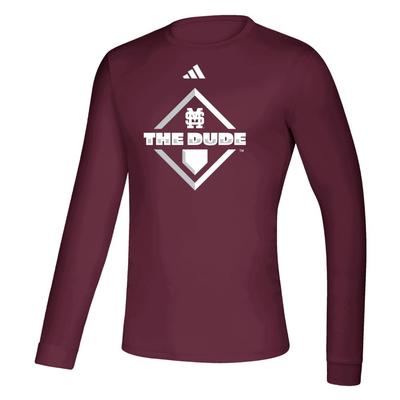 Mississippi State Adidas The Dude Creator Long Sleeve Tee