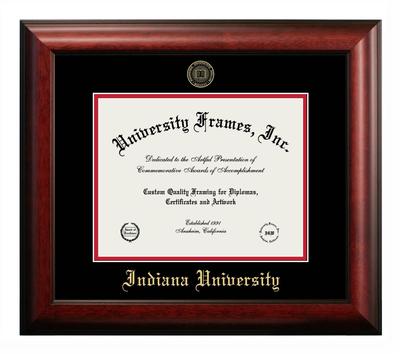 Indiana University Satin Diploma Frame