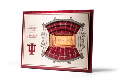 Indiana 5-Layer 3D Simon Skjodt Assembly Hall View Wall Art