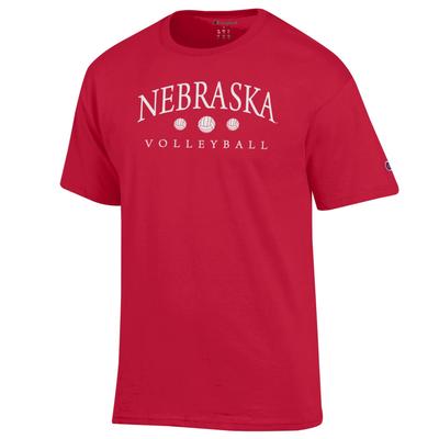 Nebraska Champion Women's Arch Volleyball Tee