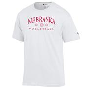  Nebraska Champion Women's Arch Volleyball Tee