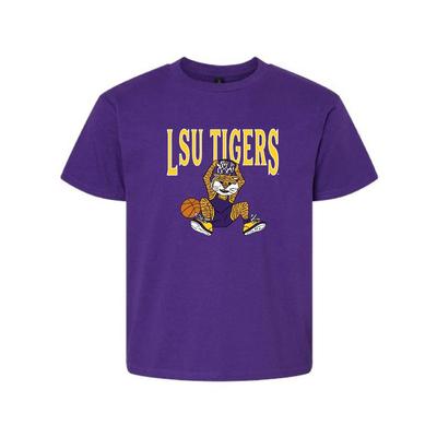 LSU YOUTH Basketball Mike the Tiger Tee