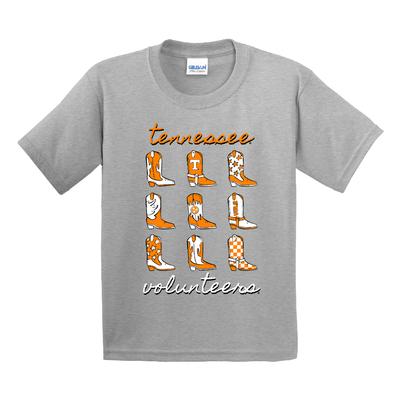 Tennessee YOUTH Cowgirl Boots Tee