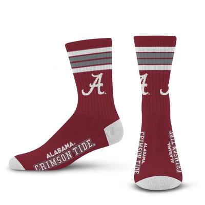 Alabama YOUTH 4 Stripe Deuce Socks