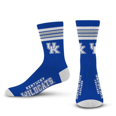 Kentucky YOUTH 4 Stripe Deuce Socks