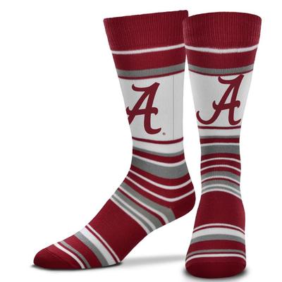 Alabama Stripe Dress Socks