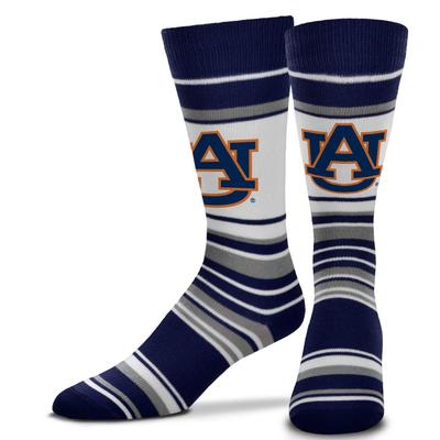 Auburn Stripe Dress Socks
