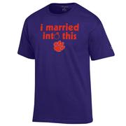  Clemson Champion Women's I Married Into This Tee