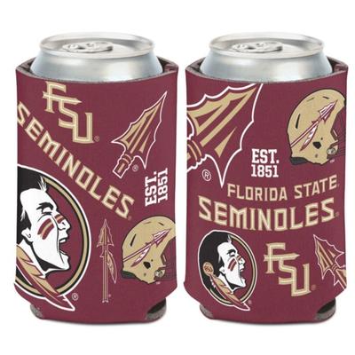 Florida State 12 Oz Scatter Can Cooler