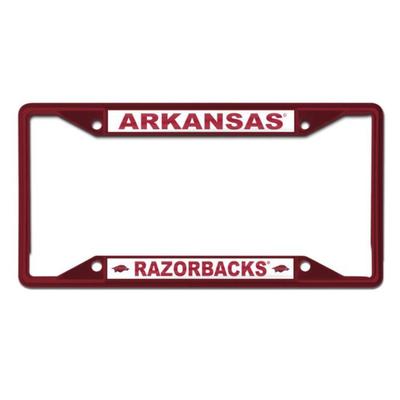 Arkansas Razorbacks Cardinal License Plate Frame